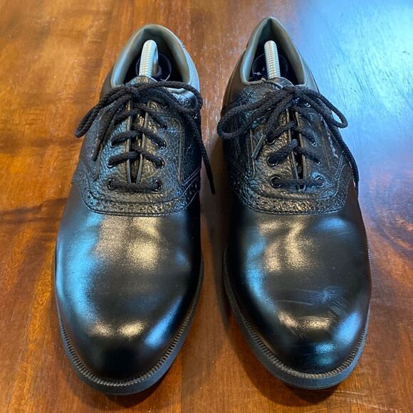 Footjoy Greenjoy Men’s PU Leather Golf Shoes Size 9.5 - Picture 2 of 13